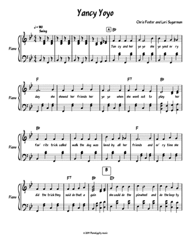 Yancy Yo Yo - Piano/Vocal/Guitar