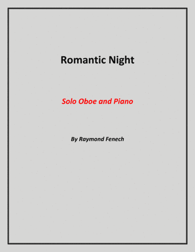 Romantic Night - Solo Oboe and Piano