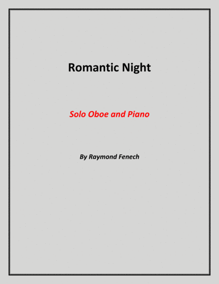 Romantic Night - Solo Oboe and Piano