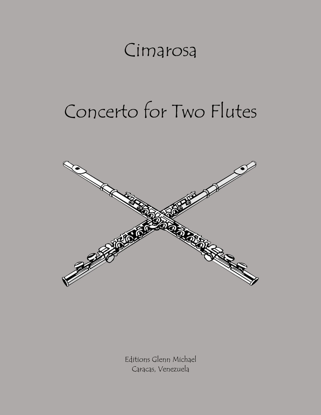 Concerto for Two Flutes (arr. Editions Glenn Michael)