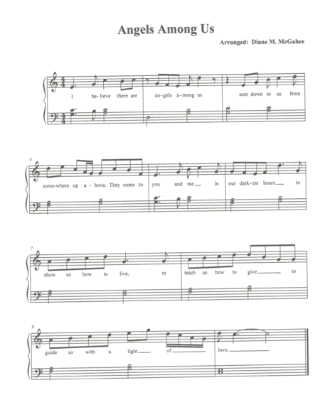 Angels Among Us (arr. Diane M. McGahee)