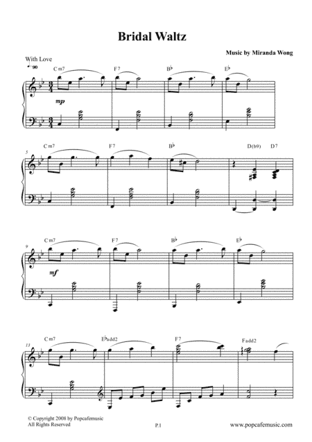 Bridal Waltz - Wedding Piano Music