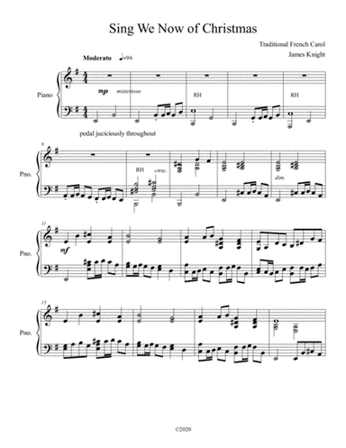 Sing We Now of Christmas (arr. Knight)