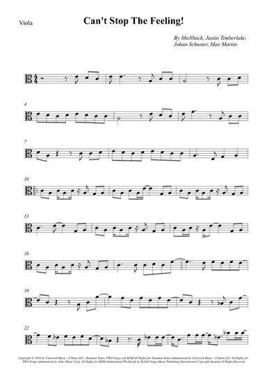 Can't Stop The Feeling! (arr. Wesley S. SIlva)