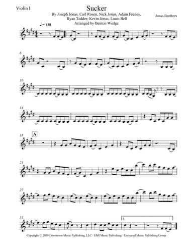 Sucker (arr. Benton Wedge)