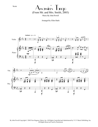 Assassin's Tango (arr. Ellen Harle)