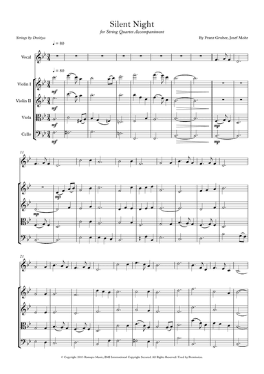 Silent Night (arr. Dwitiya)