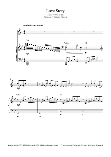 Love Story (arr. Kaiserin Rebecca)