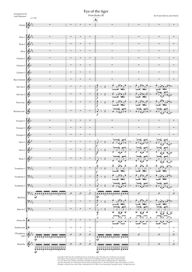 Eye Of The Tiger (arr. Arild Mjaaland)