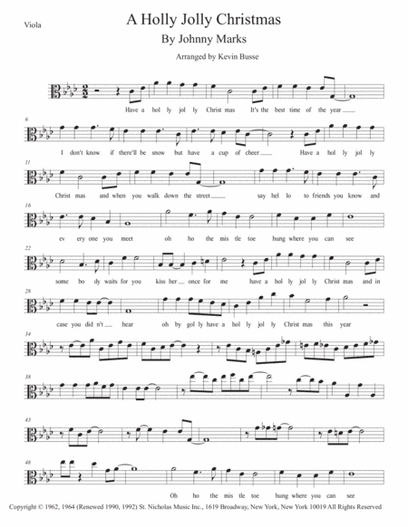 A Holly Jolly Christmas (arr. Kevin Busse)
