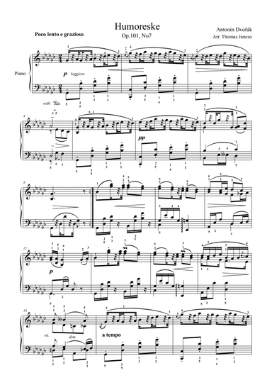 Humoresque (arr. Thomas Jancso)