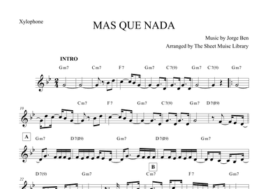 Mas Que Nada (arr. The Sheet Music Library)
