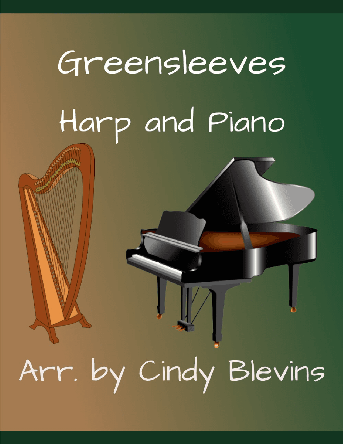 Greensleeves, for Piano and Harp (arr. Cindy Blevins)