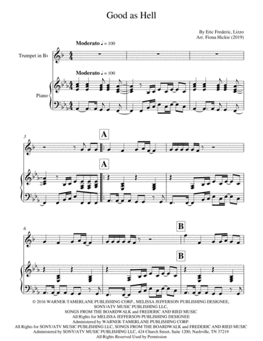 Good As Hell (arr. Fiona Hickie)