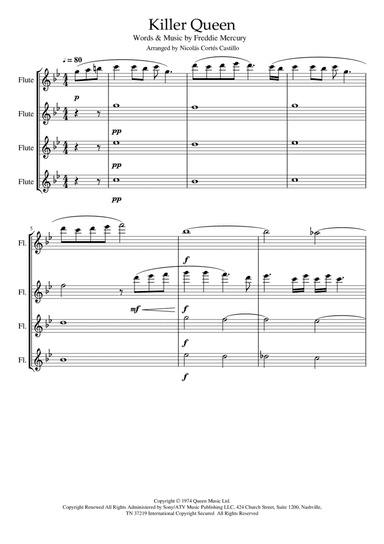 Killer Queen (arr. Nicolás Cortés Castillo)