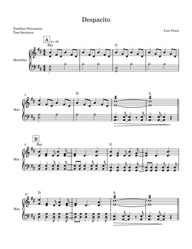 Despacito (arr. Tom Swennen)