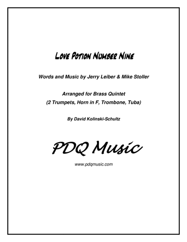 Love Potion Number 9 (arr. David Kolinski-Schultz)