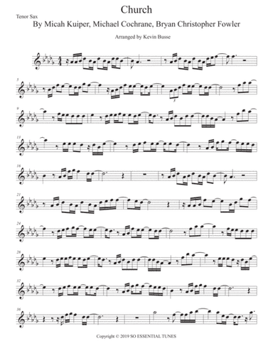 Church (take Me Back) (arr. Kevin Busse)