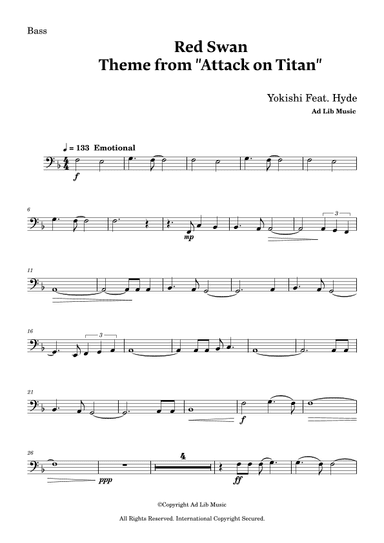 Red Swan (arr. Charles Lam)