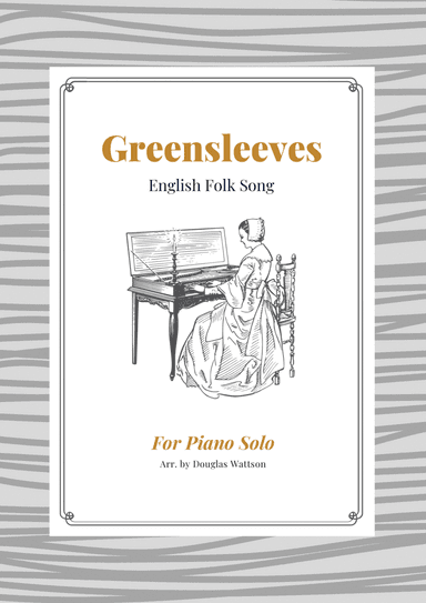 Greensleeves easy piano (arr. Douglas Wattson)