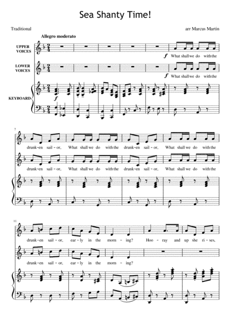 Sea Shanty Time! (arr. Marcus Martin)