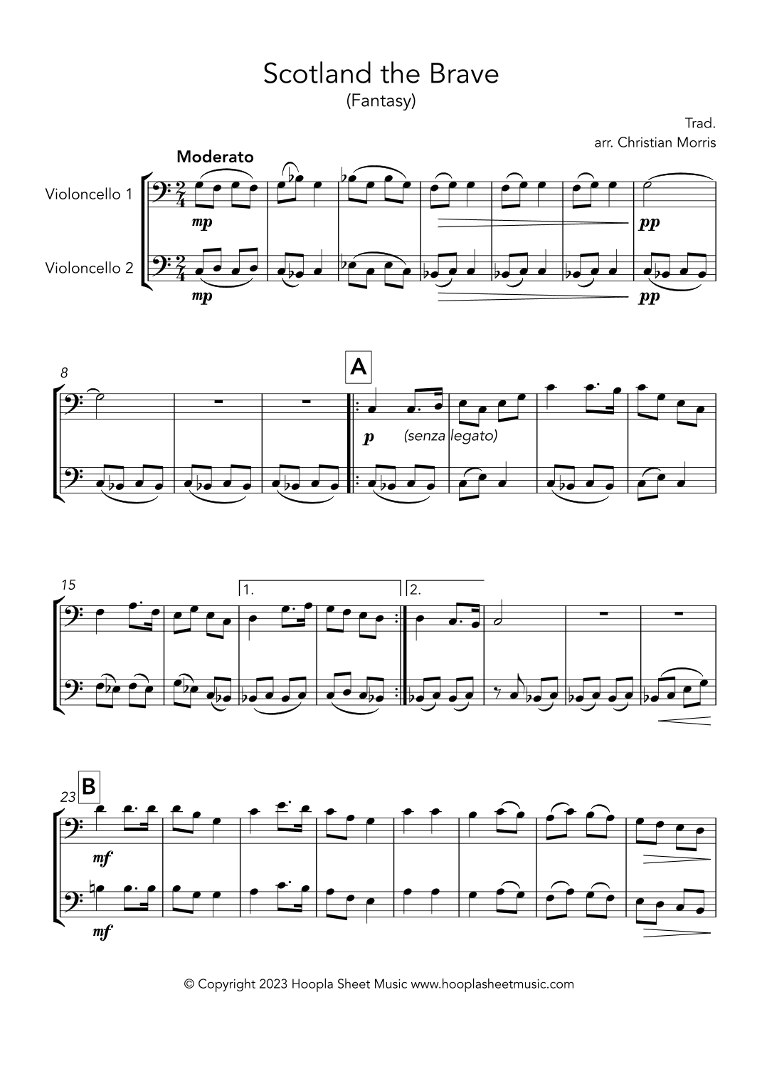 Scotland the Brave (arr. Christian Morris)