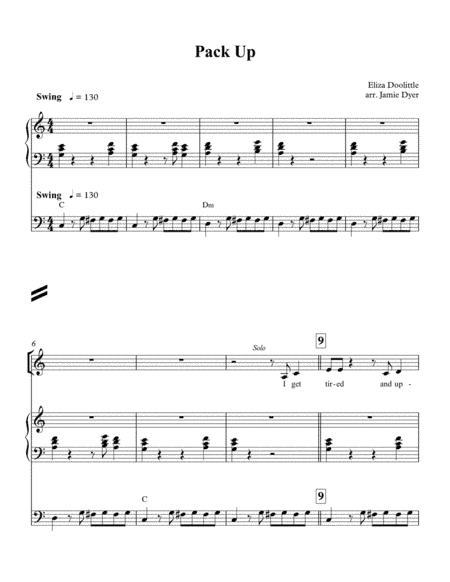 Pack Up (arr. Jamie Dyer)