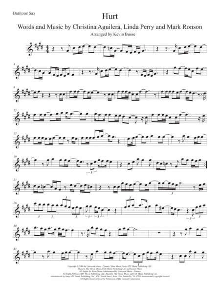 Hurt (arr. Kevin Busse)