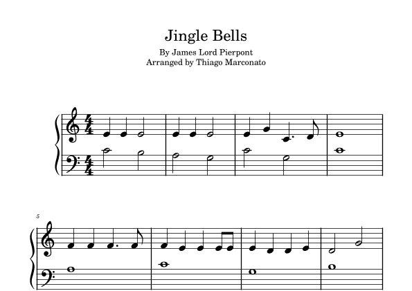 Jingle Bells (arr. Thiago Marconato)