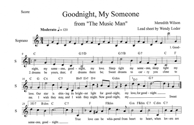 Goodnight, My Someone (arr. Wendy Loder, ASCAP)