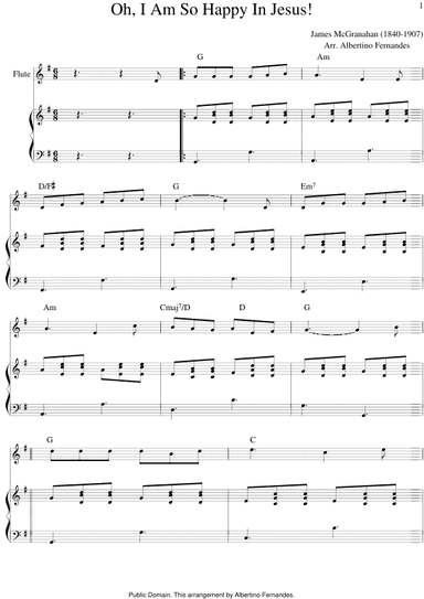 Oh I Am So Happy In Jesus (arr. Albertino Fernandes)