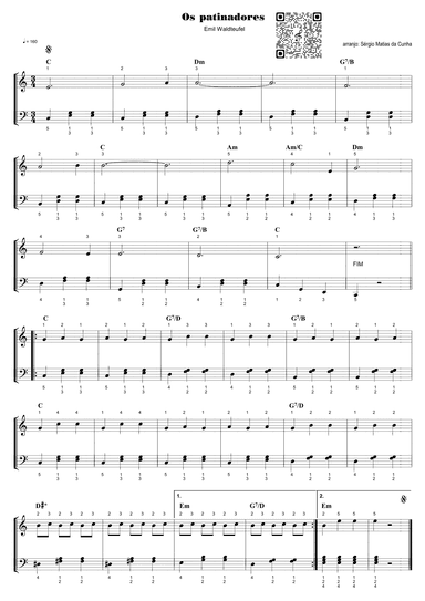 Os patinadores - (10 pequenas valsas) (arr. Sérgio Matias da Cunha)