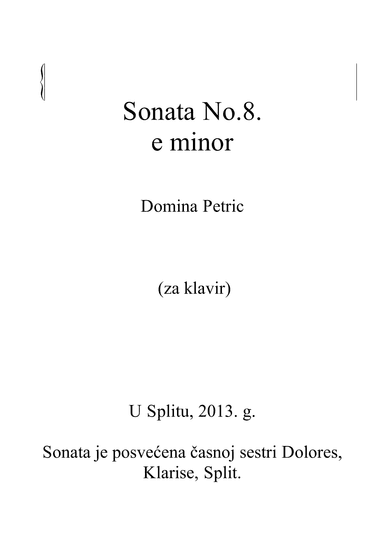 Sonata e minor