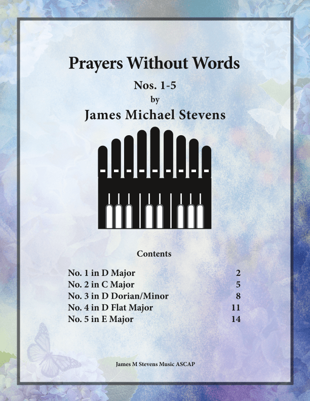 Prayers Without Words, Nos. 1-5 - Organ Book