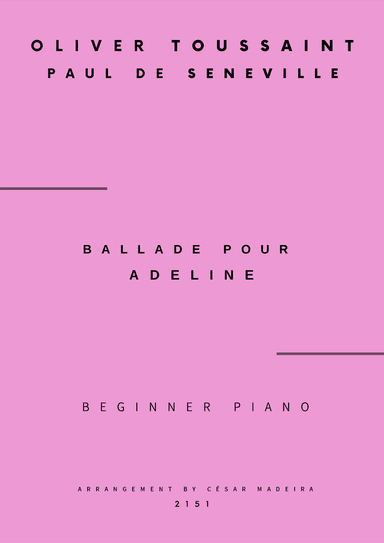 Ballade Pour Adeline (arr. César Madeira)