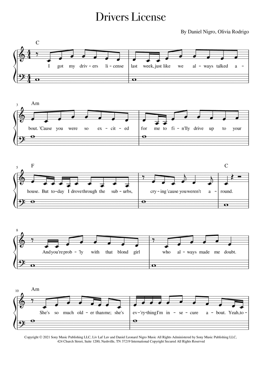 Drivers License (arr. Manuela Cabral)