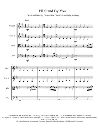 I'll Stand By You (arr. Helen Goatly)