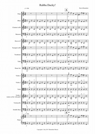 Rubba Ducky! for School Orchestra