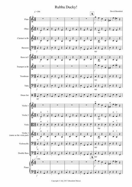 Rubba Ducky! for School Orchestra