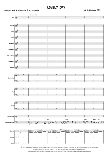 Lovely Day (arr. Musiscorz)