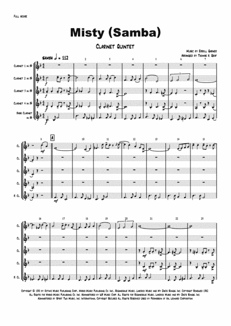 Misty (arr. Thomas Graf)