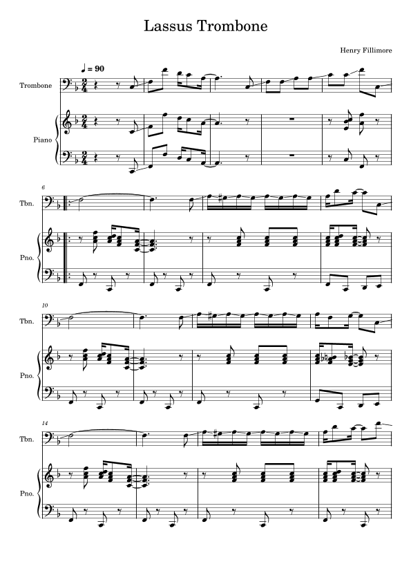 Lassus Trombone (arr. Dan Wattis)