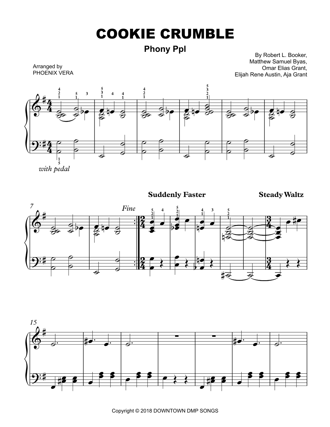 Cookie Crumble (arr. Christina Vera Piano)