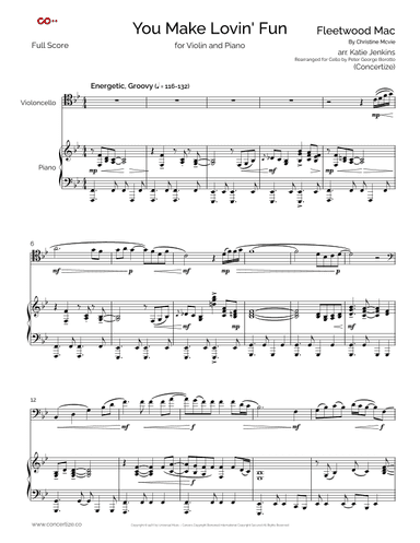 You Make Lovin' Fun (arr. Concertize)