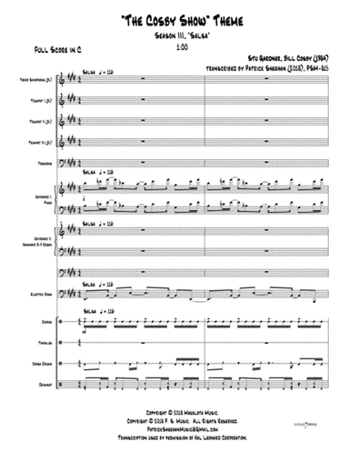 Bil Cosby Show - Bg Cues (arr. Patrick Sheehan)