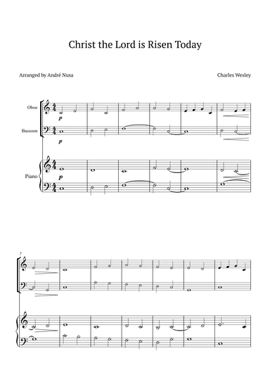 Christ the Lord is Risen Today (arr. André Nusa)