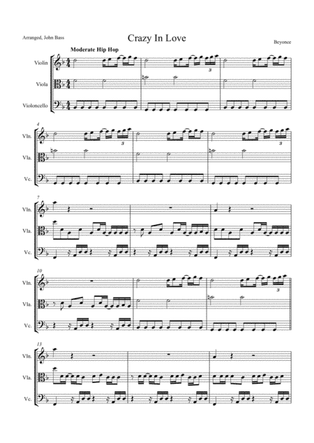 Crazy In Love (arr. John Bass)
