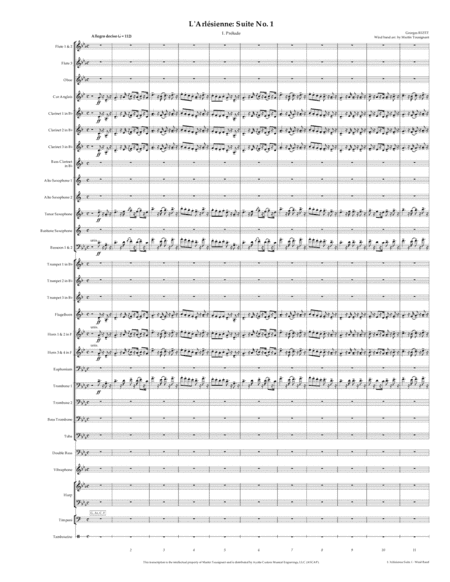 L'Arlesienne Suite No. 1 (Concert Band Transcription) (arr. Martin Tousignant)