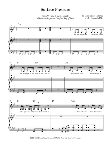 Surface Pressure (arr. Amanda Dills)