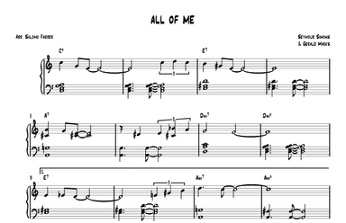 All Of Me (arr. Shlomo Farber)